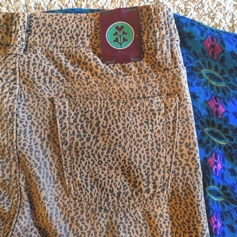 Velvet Heart Leopard Pants